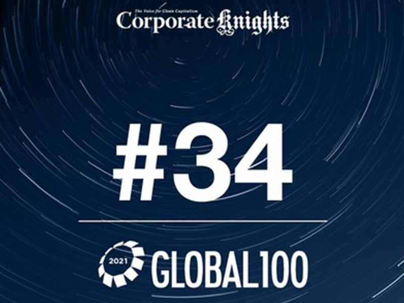 Arçelik: 34esimo nel 2021 Global 100 Index