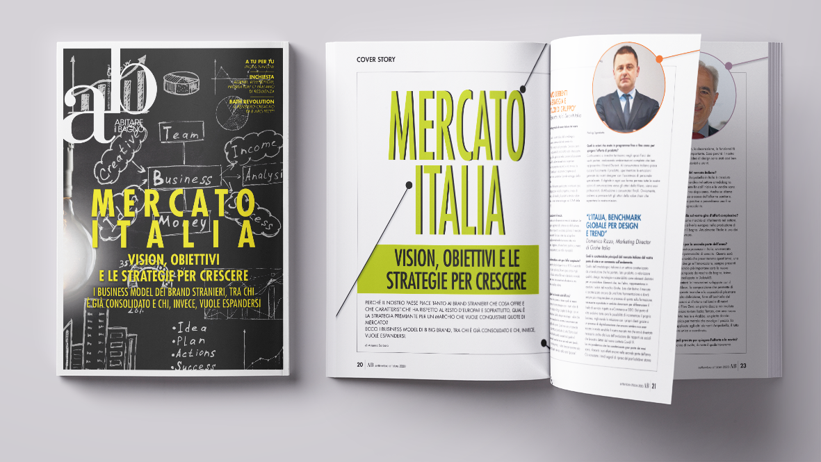 Rivista Abitare il bagno